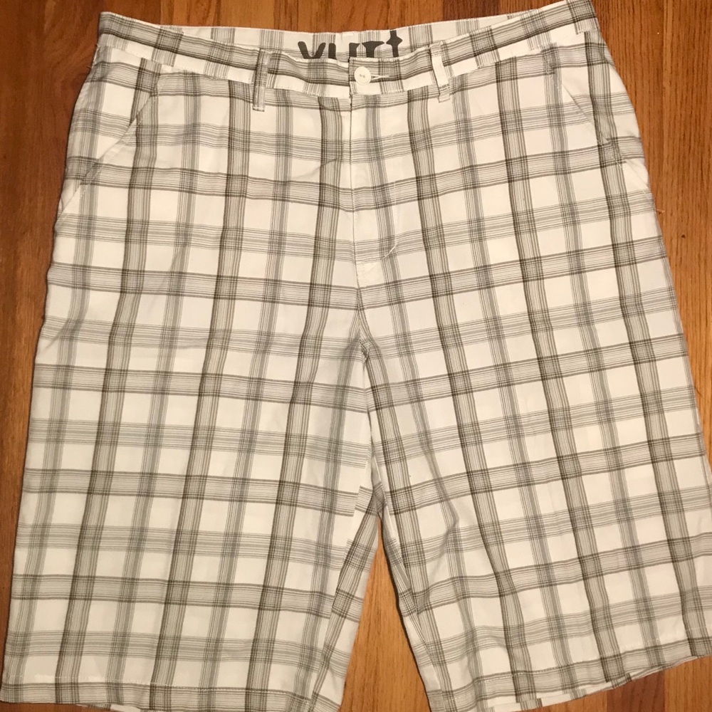 Waist 40 Shorts Plaid Pattern by Vurt